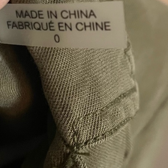 Alice + Olivia • Jumpsuit Joel Sleeveless Cargo Utility Olive Green $395 - Picture 10 of 12